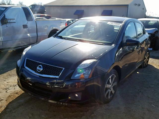 3N1AB6AP1CL777035 - 2012 NISSAN SENTRA 2.0 BLACK photo 2