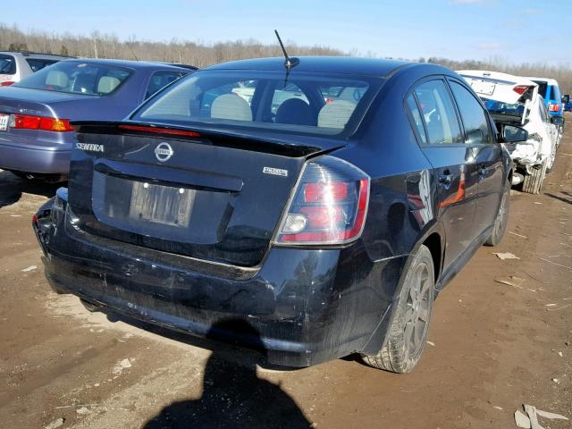 3N1AB6AP1CL777035 - 2012 NISSAN SENTRA 2.0 BLACK photo 4