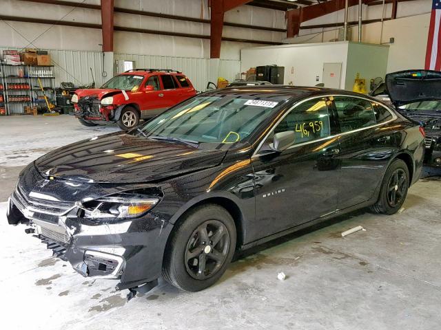 1G1ZB5ST6GF284269 - 2016 CHEVROLET MALIBU LS BLACK photo 2