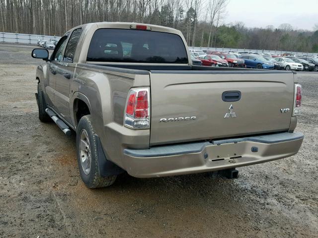 1Z3HC48N66S560447 - 2006 MITSUBISHI RAIDER XLS GRAY photo 3