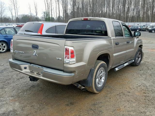 1Z3HC48N66S560447 - 2006 MITSUBISHI RAIDER XLS GRAY photo 4