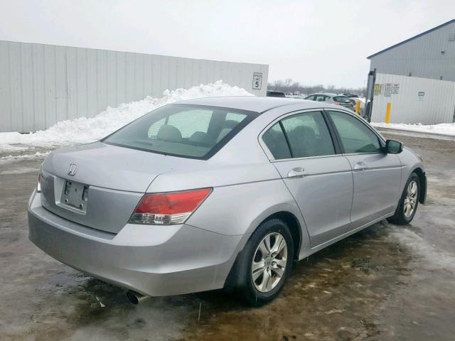 1HGCP26408A011716 - 2008 HONDA ACCORD LXP SILVER photo 4