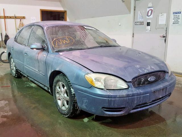 1FAFP56U06A236668 - 2006 FORD TAURUS SEL BLUE photo 1