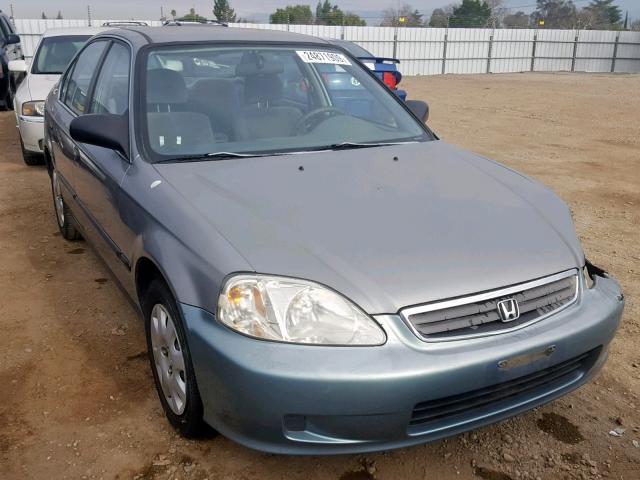 2HGEJ6670XH566922 - 1999 HONDA CIVIC LX BLUE photo 1