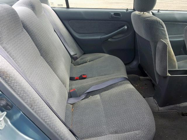 2HGEJ6670XH566922 - 1999 HONDA CIVIC LX BLUE photo 6