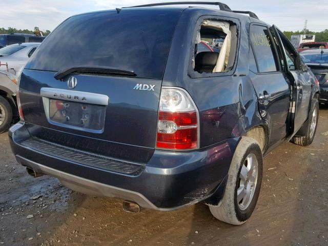 2HNYD18286H515409 - 2006 ACURA MDX BLUE photo 4