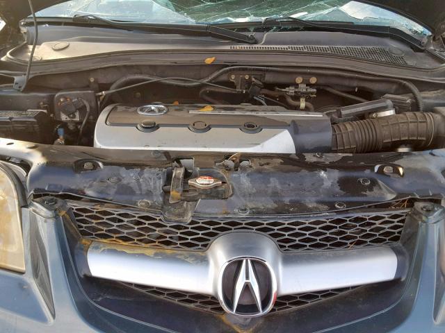 2HNYD18286H515409 - 2006 ACURA MDX BLUE photo 7