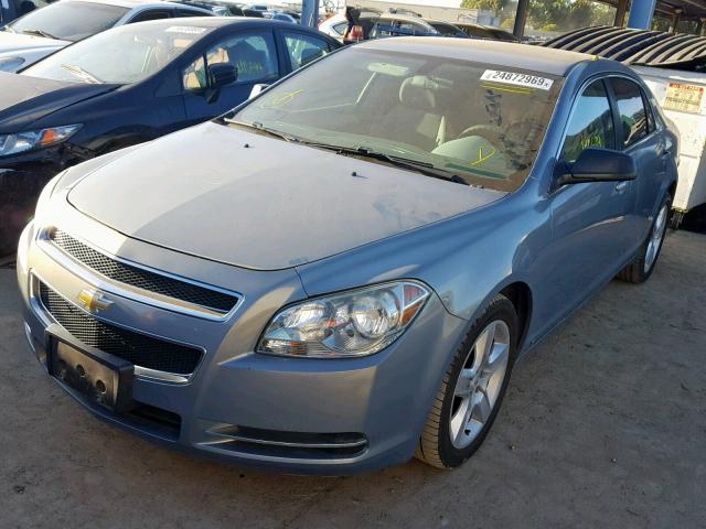 1G1ZG57K294256727 - 2009 CHEVROLET MALIBU LS BLUE photo 2