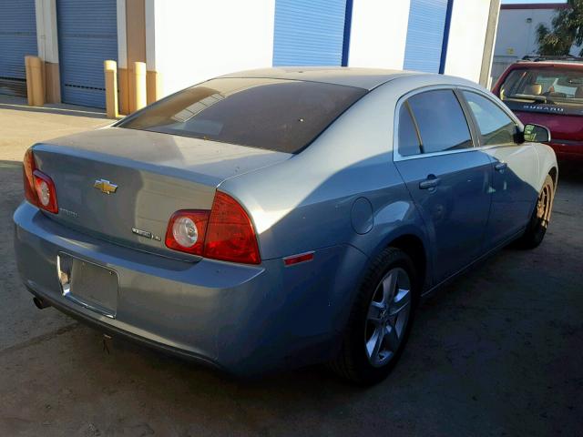 1G1ZG57K294256727 - 2009 CHEVROLET MALIBU LS BLUE photo 4