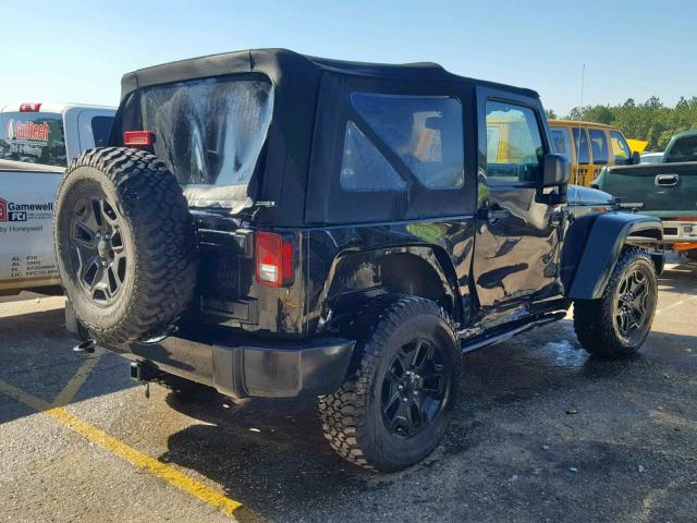 1C4AJWAG0GL140588 - 2016 JEEP WRANGLER S BLACK photo 4