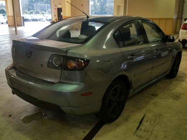 JM1BK324061438542 - 2006 MAZDA 3 S GRAY photo 4