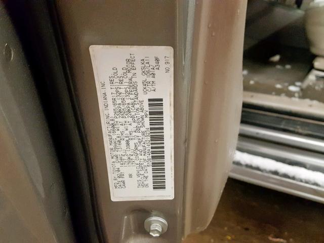 5TDBT48A14S219234 - 2004 TOYOTA SEQUOIA LI SILVER photo 10