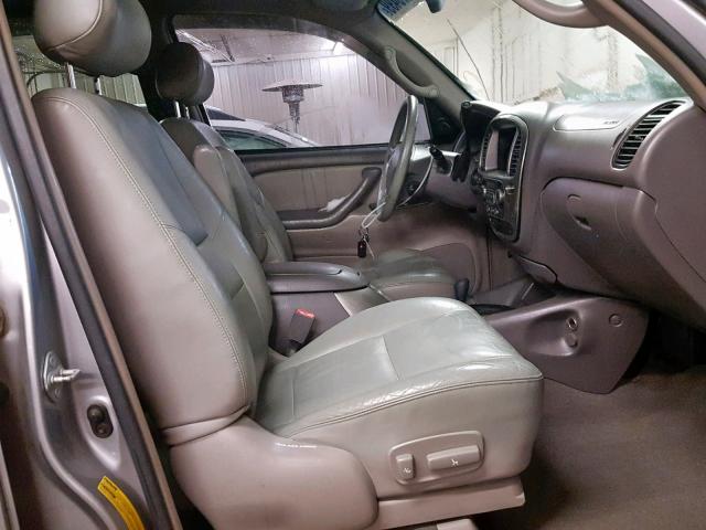 5TDBT48A14S219234 - 2004 TOYOTA SEQUOIA LI SILVER photo 5