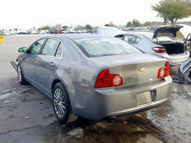 1G1ZH57B89F153393 - 2009 CHEVROLET MALIBU 1LT BLUE photo 3