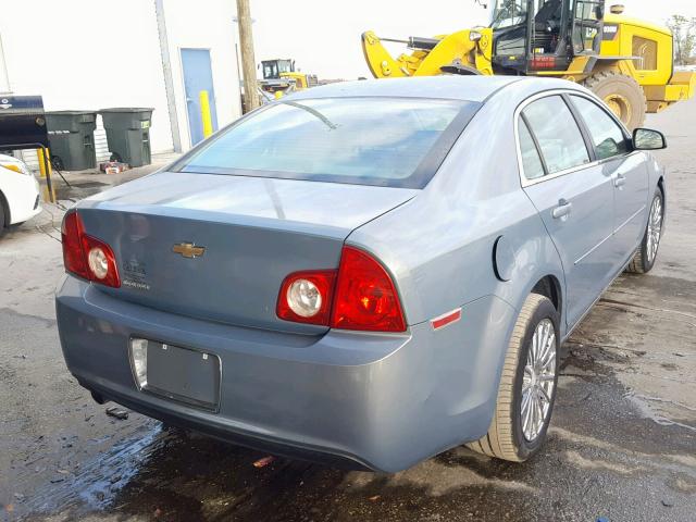 1G1ZH57B89F153393 - 2009 CHEVROLET MALIBU 1LT BLUE photo 4