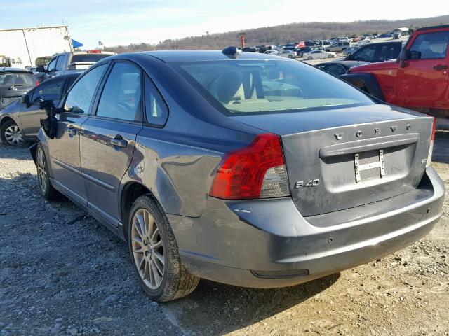 YV1382MS1A2486279 - 2010 VOLVO S40 2.4I GRAY photo 3