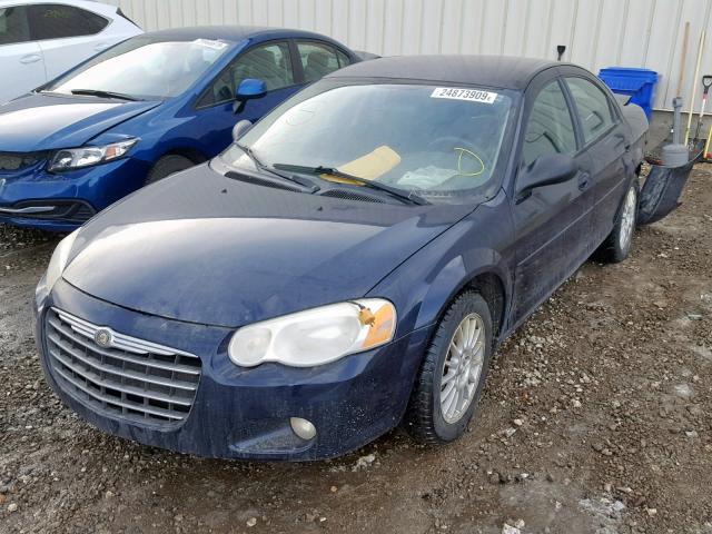 1C3EL56R75N686004 - 2005 CHRYSLER SEBRING TO BLUE photo 2