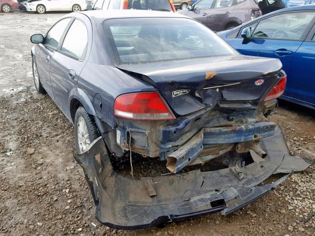 1C3EL56R75N686004 - 2005 CHRYSLER SEBRING TO BLUE photo 3