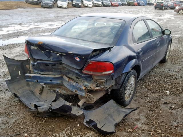 1C3EL56R75N686004 - 2005 CHRYSLER SEBRING TO BLUE photo 4