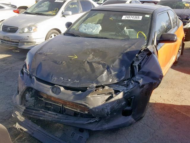 JTKJF5C76FJ006373 - 2015 TOYOTA SCION TC შავი ფოტო 2