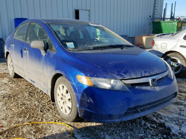 2HGFA15286H020154 - 2006 HONDA CIVIC DX BLUE photo 1