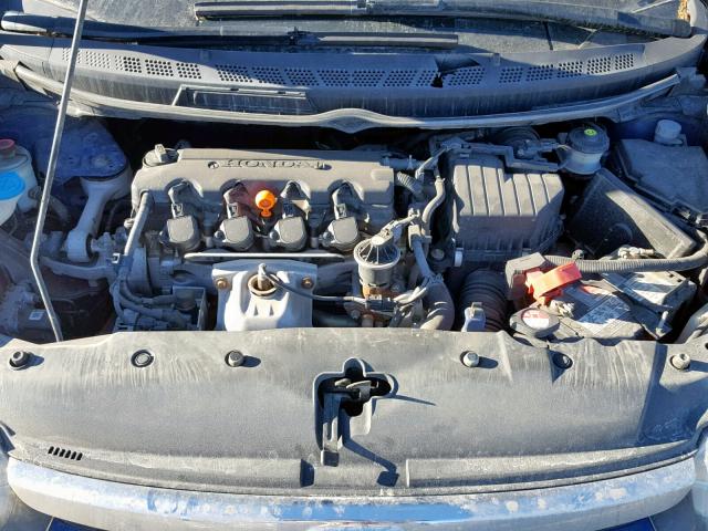 2HGFA15286H020154 - 2006 HONDA CIVIC DX BLUE photo 7