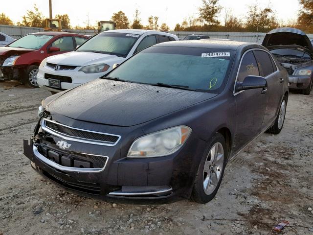 1G1ZC5EB4AF183545 - 2010 CHEVROLET MALIBU 1LT შავი ფოტო 2