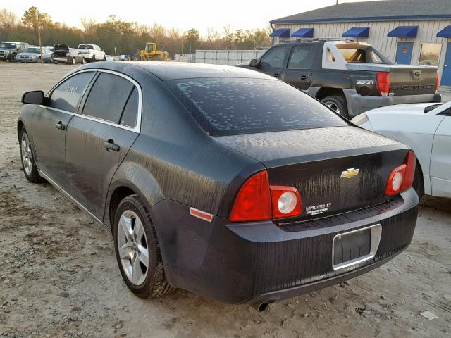 1G1ZC5EB4AF183545 - 2010 CHEVROLET MALIBU 1LT შავი ფოტო 3