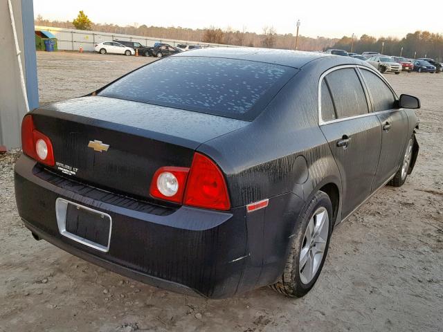 1G1ZC5EB4AF183545 - 2010 CHEVROLET MALIBU 1LT შავი ფოტო 4
