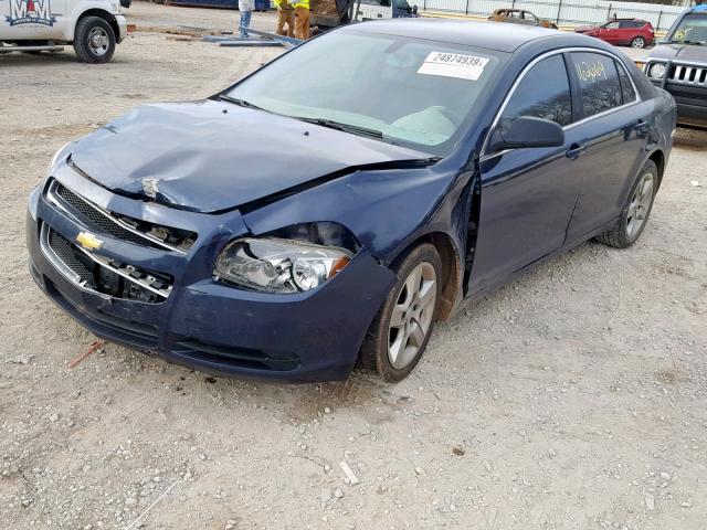 1G1ZB5E09CF299103 - 2012 CHEVROLET MALIBU LS BLUE photo 2