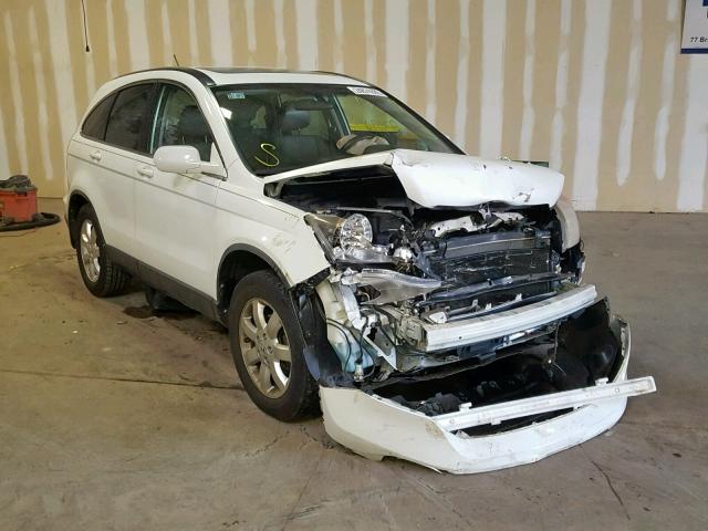 JHLRE48778C047105 - 2008 HONDA CR-V EXL WHITE photo 1