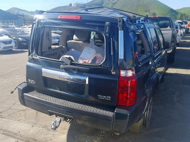 1J8HG58206C202077 - 2006 JEEP COMMANDER GREEN photo 4