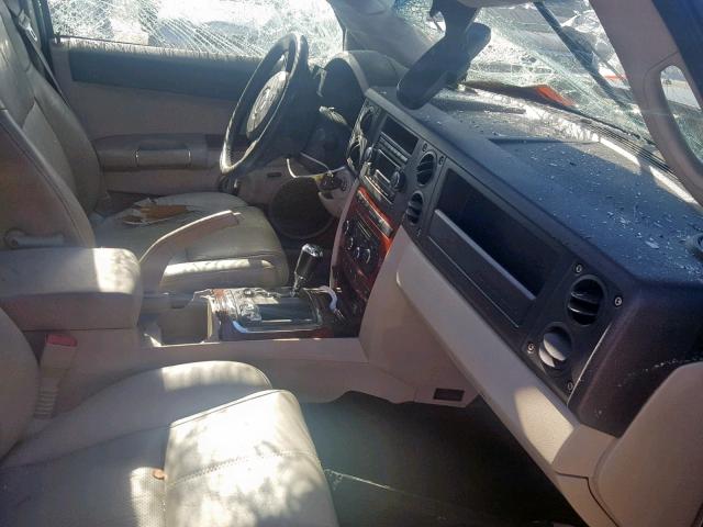 1J8HG58206C202077 - 2006 JEEP COMMANDER GREEN photo 5