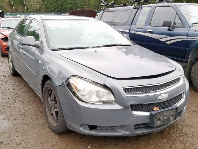 1G1ZH57B284255993 - 2008 CHEVROLET MALIBU 1LT GRAY photo 1