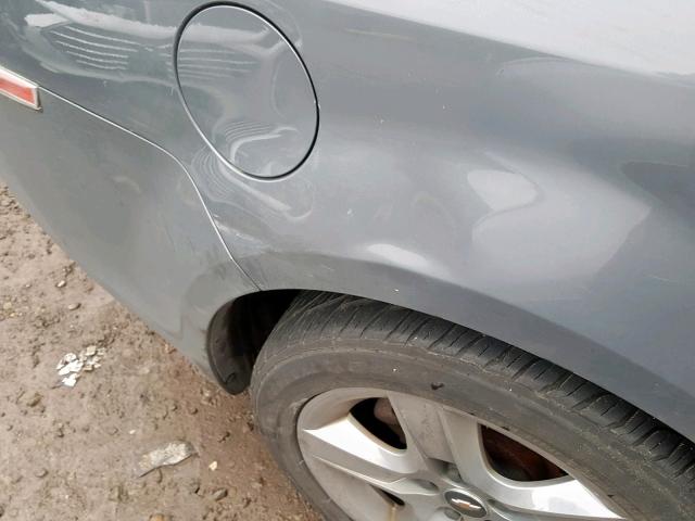 1G1ZH57B284255993 - 2008 CHEVROLET MALIBU 1LT GRAY photo 10