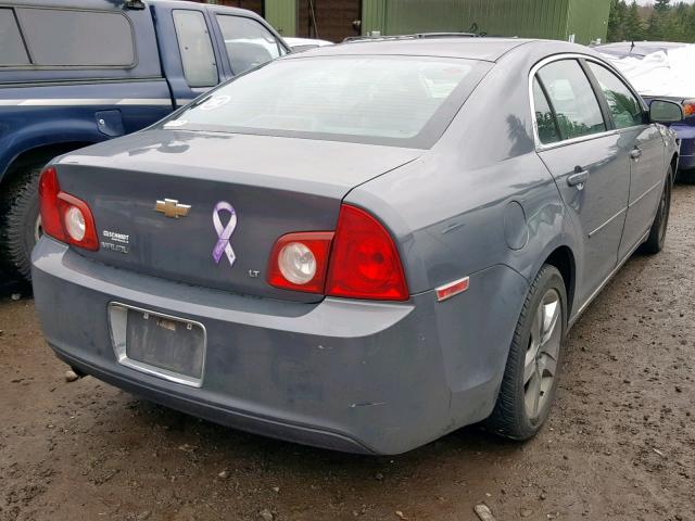 1G1ZH57B284255993 - 2008 CHEVROLET MALIBU 1LT GRAY photo 4