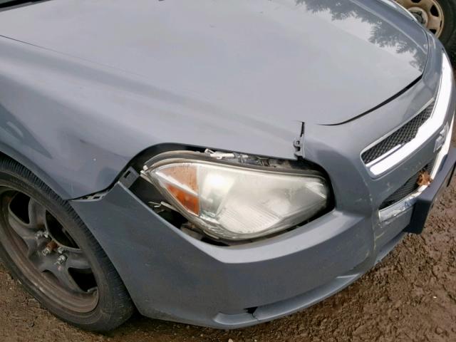 1G1ZH57B284255993 - 2008 CHEVROLET MALIBU 1LT GRAY photo 9