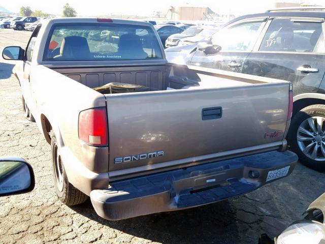 1GTCS145728133796 - 2002 GMC SONOMA BROWN photo 3