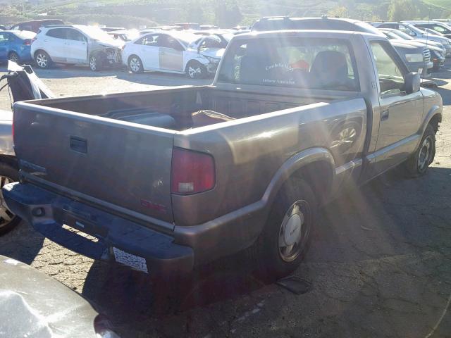 1GTCS145728133796 - 2002 GMC SONOMA BROWN photo 4