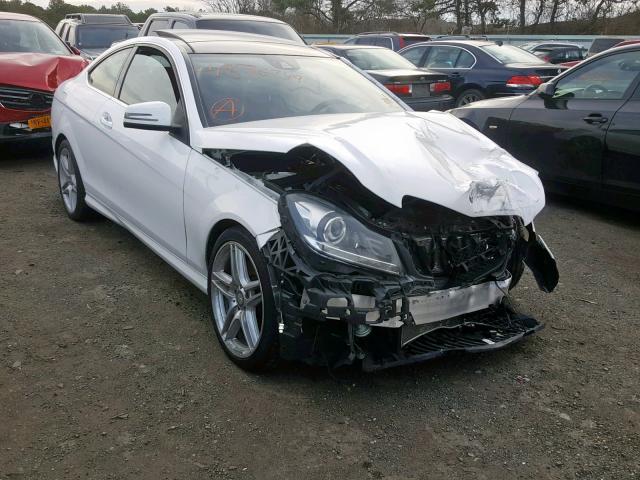 WDDGJ8JB5FG360543 - 2015 MERCEDES-BENZ C 350 4MAT WHITE photo 1