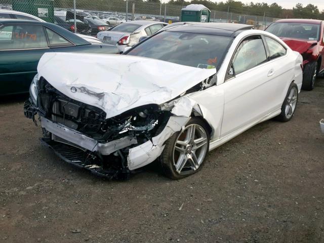 WDDGJ8JB5FG360543 - 2015 MERCEDES-BENZ C 350 4MAT WHITE photo 2