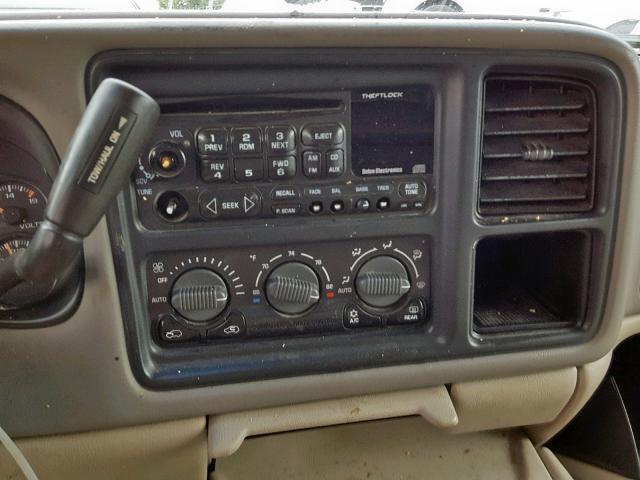 1GKEC13T22R179752 - 2002 GMC YUKON GRAY photo 9