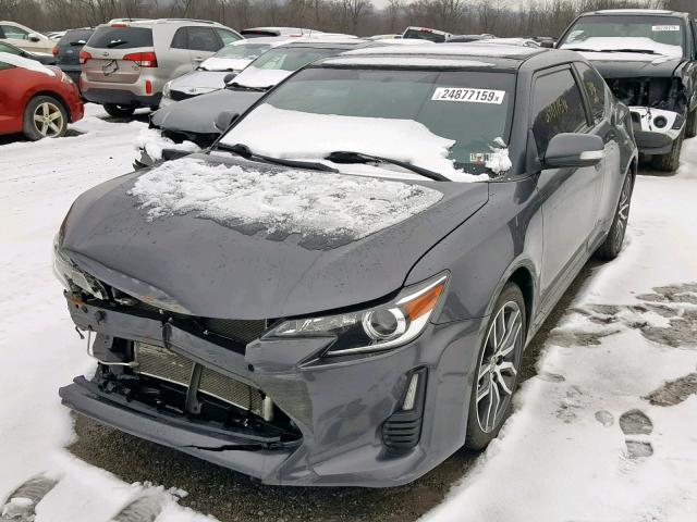 JTKJF5C71E3070274 - 2014 TOYOTA SCION TC GRAY photo 2
