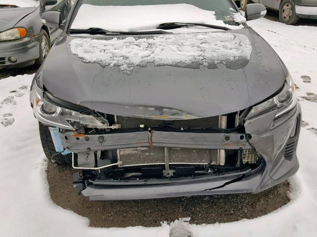 JTKJF5C71E3070274 - 2014 TOYOTA SCION TC GRAY photo 9