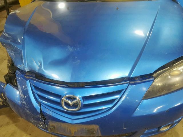 JM1BK123151273319 - 2005 MAZDA 3 S BLUE photo 7