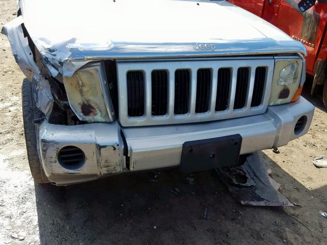 1J8HH48K26C176072 - 2006 JEEP COMMANDER Gümüş foto 10