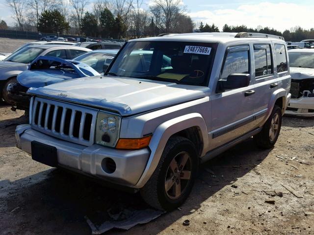 1J8HH48K26C176072 - 2006 JEEP COMMANDER Gümüş foto 2