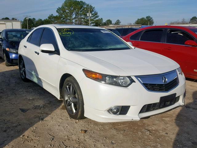 JH4CU2F80CC018638 - 2012 ACURA TSX SE YELLOW photo 1