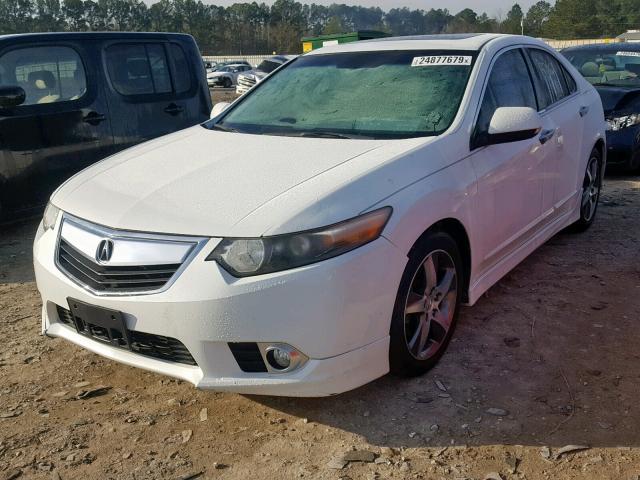 JH4CU2F80CC018638 - 2012 ACURA TSX SE YELLOW photo 2