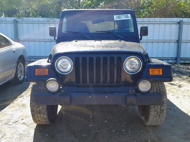 1J4FA59SX2P722881 - 2002 JEEP WRANGLER / BLACK photo 9